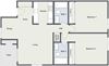 Two Bedroom Floor Plan - 880 Sq Feet Two Bedroom Floor Plan